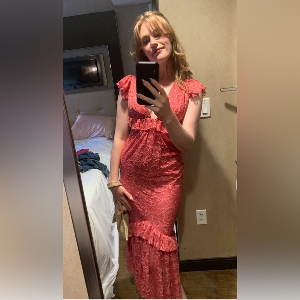 Jill Stuart Pink Lace Dress